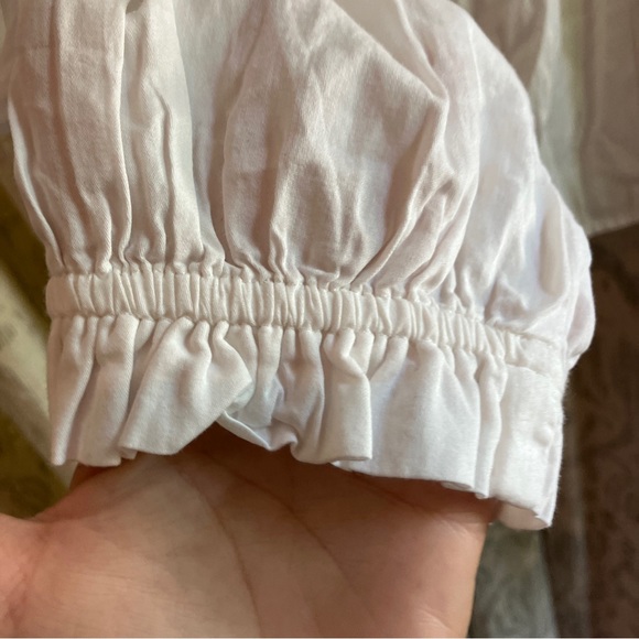 Gap white cotton prairie tunic NWOT L - Picture 3 of 8